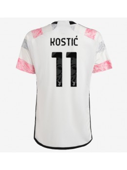 Moški Nogometna dresi replika Juventus Filip Kostic #11 Gostujoči 2023-24 Kratek rokav